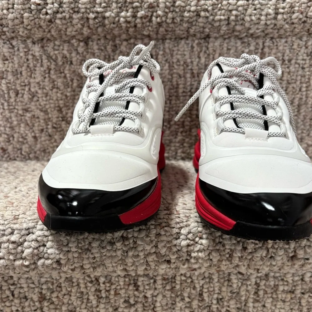 Ashley Park Street Glam Skechers White and Red / Black accents Athletic Shoes - Picture 5 of 7